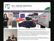 Tablet Screenshot of hillhousegraphics.com